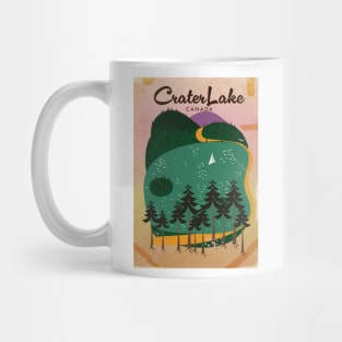 Crater Lake Canada travel poster Mug